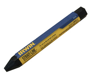 Irwin 66404 Strait-Line® Wax Based Lumber Crayon - Black, 4-1/2" - 12 Bulk Pack
