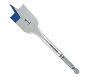 Irwin 87920 Speedbor® Blue-Groove™ Short Length Woodboring Spade Bit - 1-1/4" x 4" - Carded