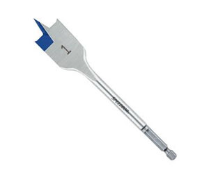 Irwin 99904 Speedbor® Blue-Groove™ Standard Length Woodboring Spade Bit - 1/4" x 6" - 24 Bulk Pack