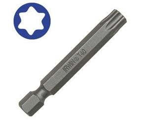 Irwin 3052019 TORX® T15 Power Bit - 1/4" Shank, 6" OAL - 1-Piece Carded