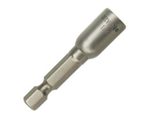 Irwin 94852 Lobular Design Magnetic Nutsetter - 2-9/16" Length, 3/8" Hex Drive - 10 Bulk Pack