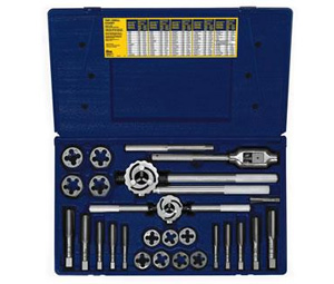 Irwin 97311 Hanson® 25-piece Metric Tap & Hex Die Set in Plastic Case