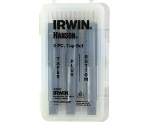 3/8-16 NC TAP SET 3 Piece HSS Taper Plug Bottoming H3 Threads Made In - Foto 3