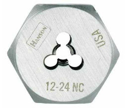 Irwin 585-6858 Irwin Hanson® Hexagon Machine Screw Dies (HCS) - 3/4" Thread Size - NC Thread Standard