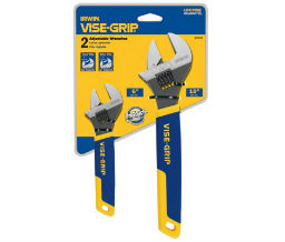 Irwin 586-2078700 2-pc Adjustable Wrench Sets