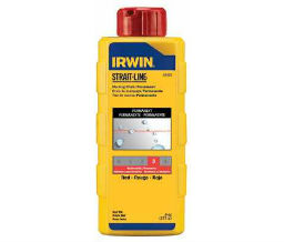 Irwin 586-64902 Permanent Staining Marking Chalks - 8oz Capacity Wt - Red Chalk Color