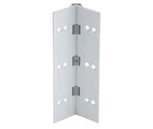 IVES 112HD-US28-83 83" Heavy Duty Full Mortise Alum Geared Cont Hinge - 1-9/16" Frame Leaf - Clear Anodized