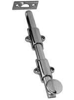 IVES 253B26D 8 IN US MS Decorative Surface Bolt - Satin Chrome Brass