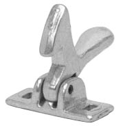 IVES 2A92 Elbow Catch - Clear Coated Aluminum