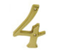 IVES SC2-3046-605 Heritage House Number 4 - Pack of 5 - Polished Brass