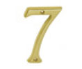 IVES SC2-3076-605 Heritage House Number 7 - Pack of 5 - Polished Brass
