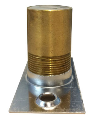 Dual Adjustable Ball Catch - Satin Chrome Brass