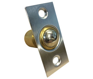 IVES 347B26D Dual Adjustable Ball Catch - Satin Chrome Brass