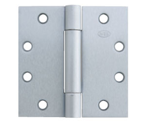 IVES 3PB1 NRPRC14HT 630 4x4 3 Knuckle Plain Bearing Full Mortise Hinge - 4" x 4" - Satin Stainless Steel