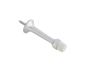 IVES 64B4 Base Door Stop - Satin Clear Coated Brass