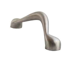 IVES 8312-12-619 Plymouth Series Decorative Offset Pull - 12" CTC - Satin Nickel