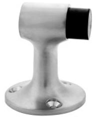 IVES FS448 US4 Floor Stop - Satin Clear Coated Brass