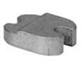 IVES R435 7/8 IN 7/8" Riser for FS436 Dome Stop - Mill Finish Aluminum
