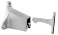IVES WS40 US4 Automatic Wall Holder - Satin Clear Coated Brass
