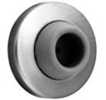 IVES WS407CCV US32D Concave Rubber Wall Bumpers - Satin Stainless Steel