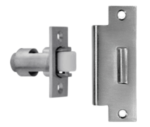 IVES RL32-A US26D Roller Latch with ASA Strike - Satin Chrome Brass