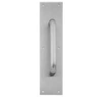 IVES 8303-8 US26 3.5x15 Pull Plate - 8" CTC x 3.5" x 15" Plate - Polished Chrome Brass