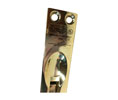 IVES FB458 US3 12 IN Manual Top or Bottom Flush Bolt for Metal Doors - Polished Brass