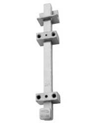 IVES SB360 F2C 12 IN Surface Bolt - Zinc Plated Steel