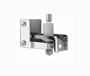 Jacknob JN1530 Toilet Door Hardware Component - Mortise Bottom Insert, Chrome Finish