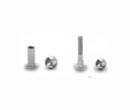 Jacknob JN609 Toilet Door Hardware Component - Screw Pack, Stainless Steel Finish
