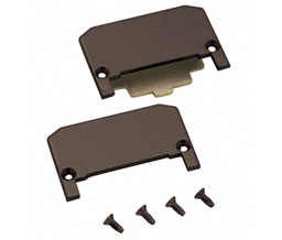 Jackson 30-2650 313 Push Pad End Cap Package for Model 1295 Panic Exit Device - Dark Bronze