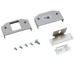 Jackson 30-2654 628 Base Cover Plate Package for Model 1295 Rim Panic Exit Device - Satin Aluminum