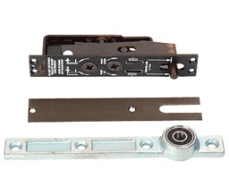 Jackson J580DU Heavy-Duty Adjustable Center-Hung Walking Beam Type Top Pivot with Dark Bronze Cover Plate