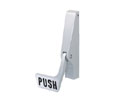 Jackson 31-1085PR7-628 Right-Hand Reverse Bevel Paddle Concealed Vertical Rod Exit Device - Clear Anodized Aluminum