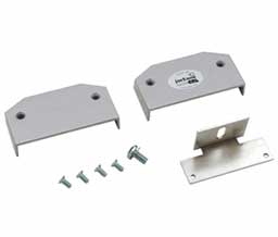 Jackson 30-2652 628 Base End Cap Package for Model 1285 Exit Device - Satin Aluminum