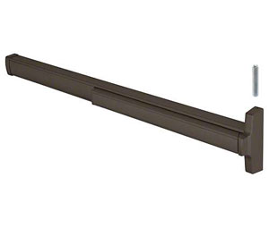 Jackson 3120861R47313 CRL Jackson® 2086 Concealed Vertical Rod Impact with Top Bolt 48" Push Pad Exit Device - Right Hand Reverse Bevel, Dark Bronze