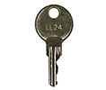 JL Industries LL-24KEYS Replacement Key for the LL-24KIT