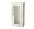 JL Industries FX1035G10 Cosmopolitan Series Flat Trim Fire-Rated Fire Extinguisher Stainless Steel Cabinet
