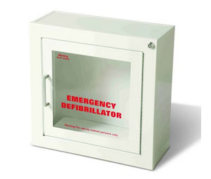 JL Industries 1413F12 Ambassador Series AED Cabinet w/Siren - Surface Mount