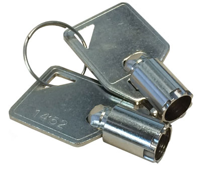 Large Cylinder Lock Key Switch only for AED cabinet