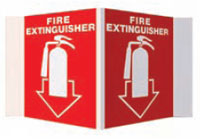 JL Industries 24S "Fire Extinguisher" 3D Sign