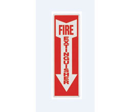 JL Industries 25S "Fire Extinguisher" Flush Sign