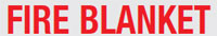 JL Industries DCHRFB "Fire Blanket" Die Cut Letters