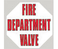 JL Industries DFDVO "Fire Department Valve" Decal