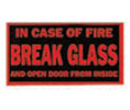 JL Industries DRBGR Break Glass Decal