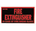 JL Industries DRFER Fire Extinguisher Decal