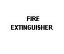 JL Industries LDCHBFE Die Cut "Fire Extinguisher" Decal