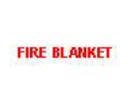 JL Industries LDCHRFB Die Cut "Fire Blanket" Decal