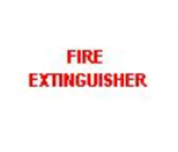 JL Industries LDCHRFE Die Cut "Fire Extinguisher" Decal