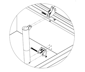 JL Industries RHD-KIT-SPR-G1 Spring Assembly for Diamond Series Roof Hatch Model RHDG-1WT